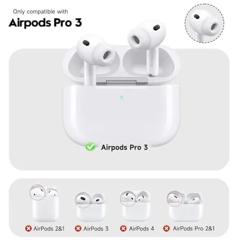 MINSCOSE Pink Ribbon Bow AirPods Pro 3 Case with Keychain & Cleaner Kit | Cute Girly Design thumbnail 2