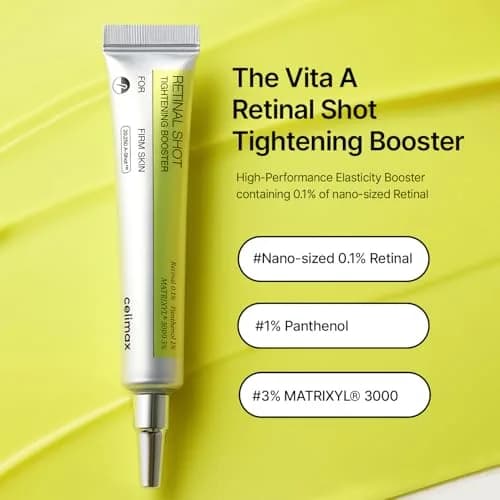 celimax The Vita A Retinal Shot Tightening Booster Duo Set 30ml (1 fl.oz x 2) | Advanced Retinal for Smoother, Firmer Skin thumbnail 2