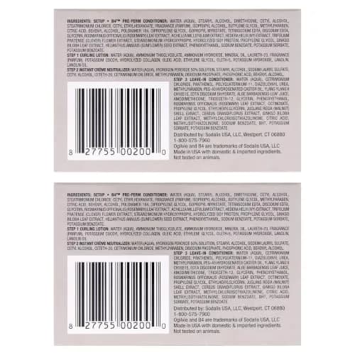 OGILVIE Hair Perm Kit for Men & Women | Lasting Smooth Curls & Waves, Color Safe, Drip Guard, 2 Pc thumbnail 4