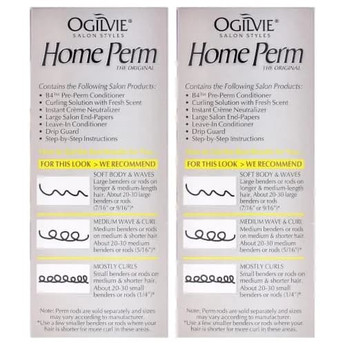 OGILVIE Hair Perm Kit for Men & Women | Lasting Smooth Curls & Waves, Color Safe, Drip Guard, 2 Pc thumbnail 3