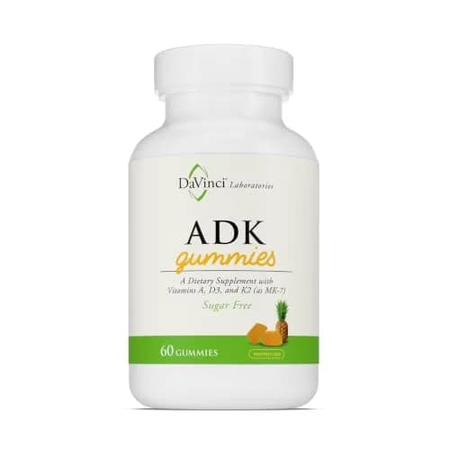 DAVINCI ADK Gummies Pineapple | Bone & Immune Support, Vegetarian, Sugar-Free thumbnail 1
