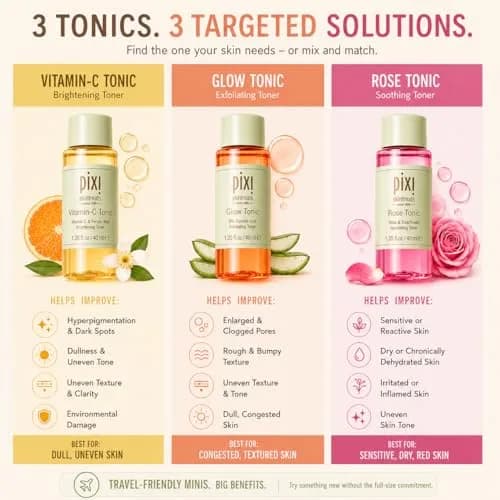 Pixi Hydrating Toner Trio | Gently Exfoliates, Brightens & Calms | Made in Korea thumbnail 4