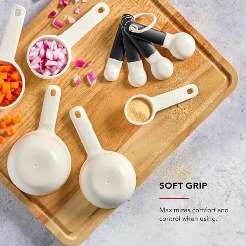KitchenAid Measuring Cups and Spoon Set | 9-Piece Kitchen Utensil for Accurate Cooking & Baking (Porcelain, Plastic) thumbnail 5