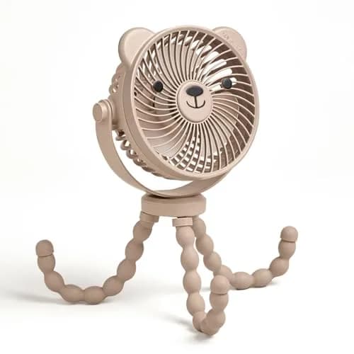 Itzy Ritzy Baby Stroller Fan with Wraparound Legs & USB Rechargeable Battery | 3-Speed Portable Cooling thumbnail 1