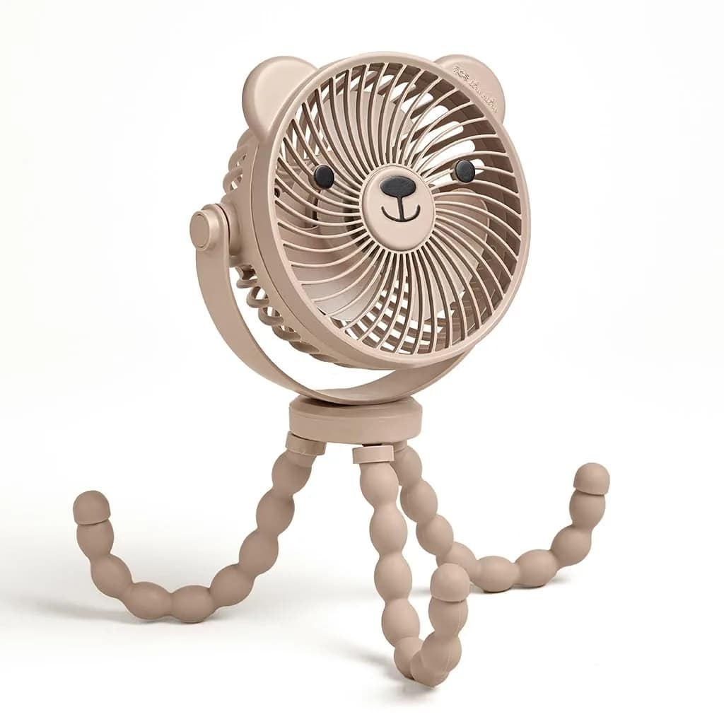 Itzy Ritzy Baby Stroller Fan with Wraparound Legs & USB Rechargeable Battery | 3-Speed Portable Cooling - main product image