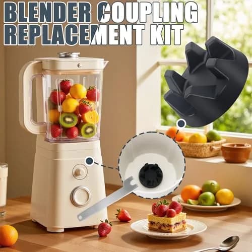 Wadoy Blender Coupler Replacement Parts for KitchenAid KSB5WH KSB5 KSB3 | High-Strength Rubber & Metal (3.9in) thumbnail 2