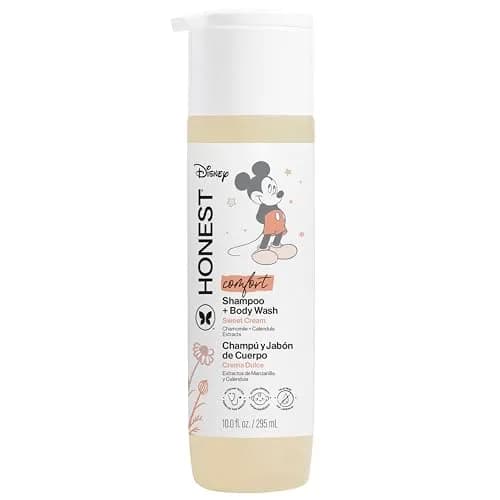 The Honest Company Shampoo Body Wash, Disney’s Mickey Mouse Comfort Sweet Cream 296ml (10 Fl Oz) | Gentle Cleansing for All Hair Types thumbnail 1