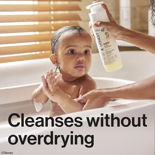 The Honest Company Shampoo Body Wash, Disney’s Mickey Mouse Comfort Sweet Cream 296ml (10 Fl Oz) | Gentle Cleansing for All Hair Types thumbnail 3