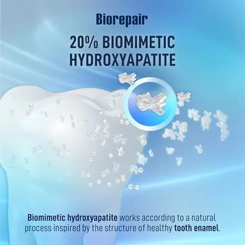 Biorepair Clean & Protect Hydroxyapatite Toothpaste 96g (3.39 Oz) | Fluoride-Free Enamel Care thumbnail 4