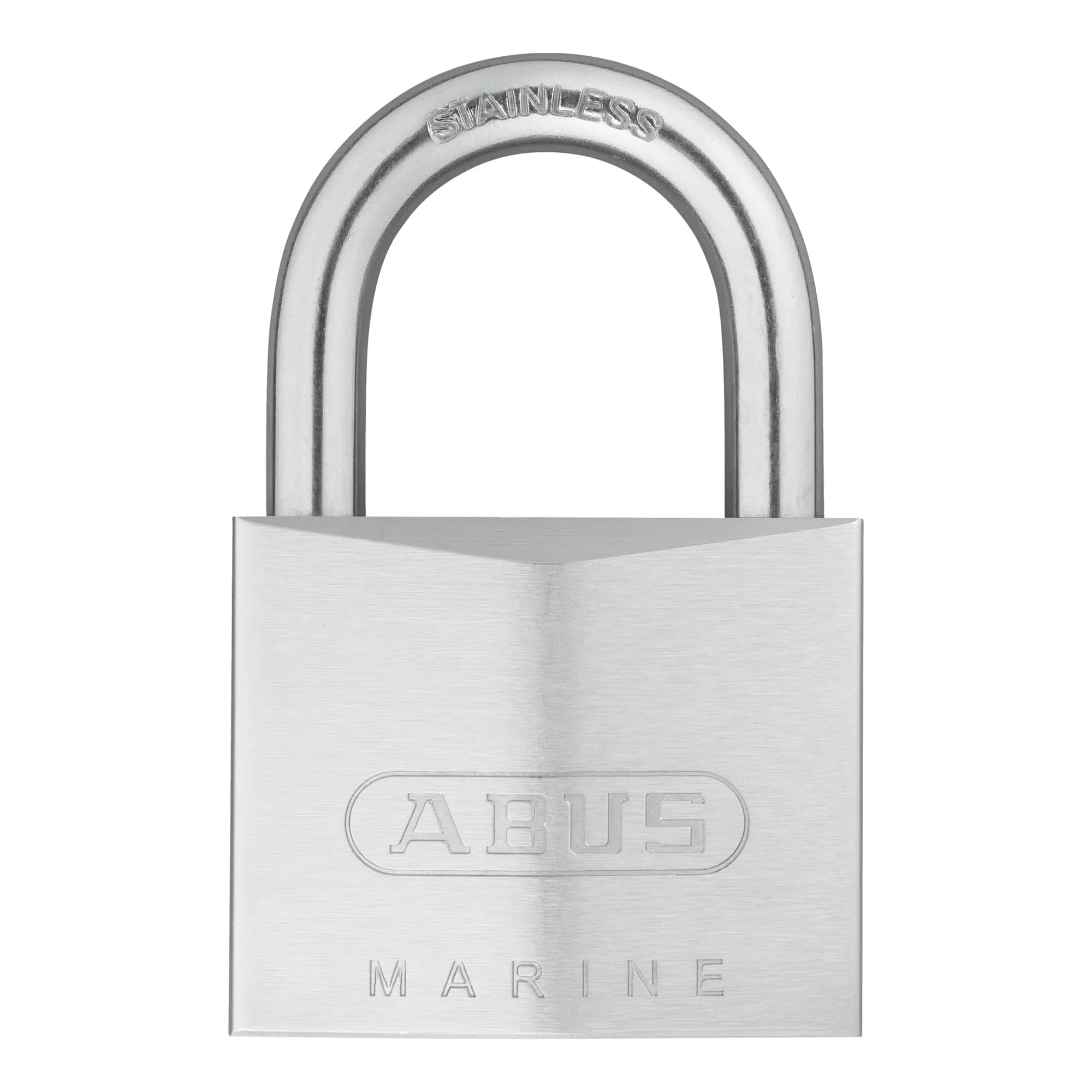 ABUS 75IB/50 Stainless Brass Padlock 50mm (1.97in) Wide | Rust-Resistant Outdoor Security Lock with 2 Keys - main product image