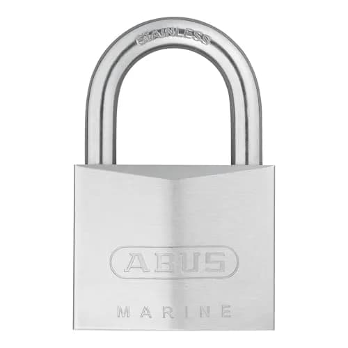 ABUS 75IB/50 Stainless Brass Padlock 50mm (1.97in) Wide | Rust-Resistant Outdoor Security Lock with 2 Keys thumbnail 1