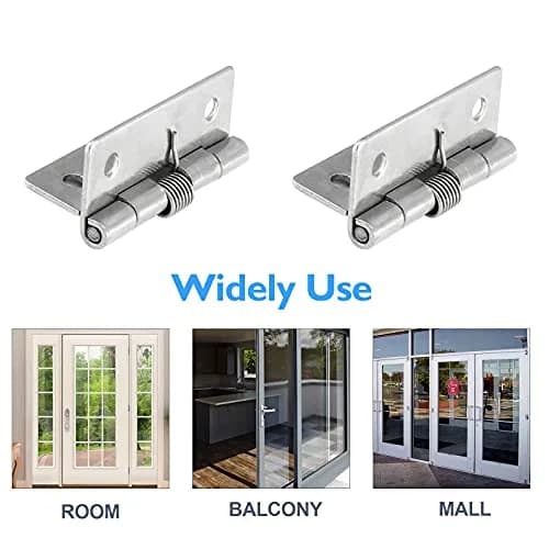 Luomorgo Self Closing Spring Hinges 50mm (2 Inch) 304 Stainless Steel | Pack of 8 Cabinet Door Hinges thumbnail 7