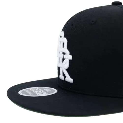 DIRT BIKE KIDZ Dropout 4FIFTY Snapback Hat Black One Size thumbnail 4