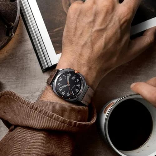 Tlselt Leather Band for Samsung Galaxy Watch Ultra 2/Ultra 47mm | Vintage Rugged Style, All-Day Comfort thumbnail 8