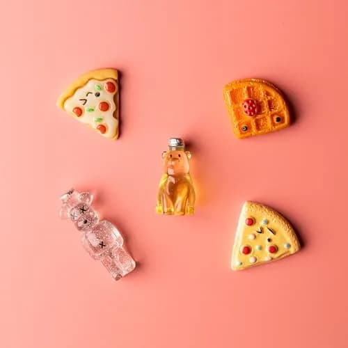 LEEXINLUU Food-Themed Mini Slime Charms Set - 45 pcs Resin Flatback DIY Decorations (10-25mm) thumbnail 2