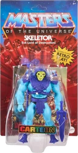 Masters of the Universe Origins Skeletor Action Figure 13.97 cm (5.5 Inches) | Retro Style with Modern Posability thumbnail 2
