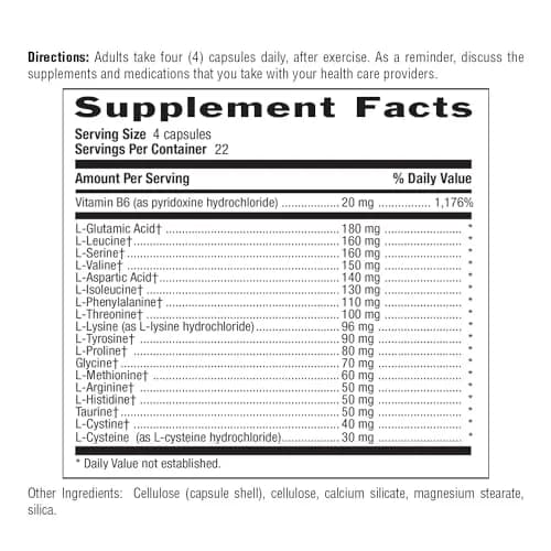 Country Life Maxi-Amino with 16 Free Form Amino Acids | Vegetarian Capsules, Gluten Free thumbnail 5