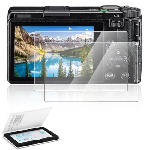 JJC Tempered Glass Screen Protector for Ricoh GR IV (2-Pack) | 9H Hardness, Ultra-Clear, Bubble-Free thumbnail 1