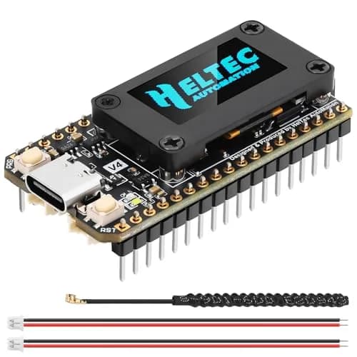 Meshnology ESP32 LoRa V4 Development Board | Upgraded ESP32-S3 SX1262 IoT Module with OLED & GPS Support thumbnail 1
