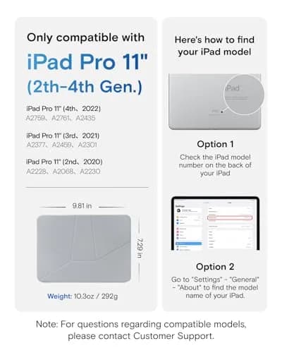 MOFT Dynamic Folio Case for iPad Pro 12.9 Inch 6th & 5th & 4th | 20+ Adjustable Angles, Auto Wake/Sleep, Ultra Thin thumbnail 2