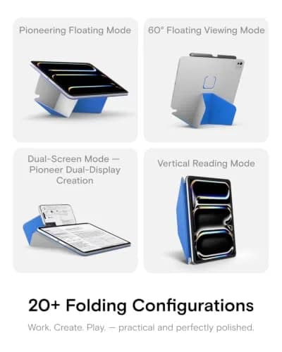 MOFT Dynamic Folio Case for iPad Pro 12.9 Inch 6th & 5th & 4th | 20+ Adjustable Angles, Auto Wake/Sleep, Ultra Thin thumbnail 3