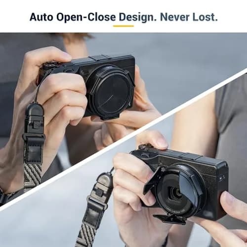 JJC Auto Open Close Lens Cap for Ricoh GR IV GRIV GR4 | No Vignetting, Lightweight, Anti Dust thumbnail 4