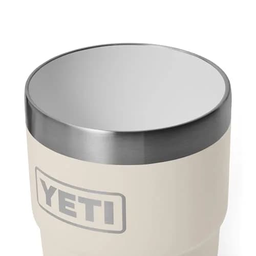 YETI Rambler 8 oz Insulated Coffee Mug with Lid, Cape Taupe | DuraSip Ceramic Lined Stackable Cup thumbnail 5
