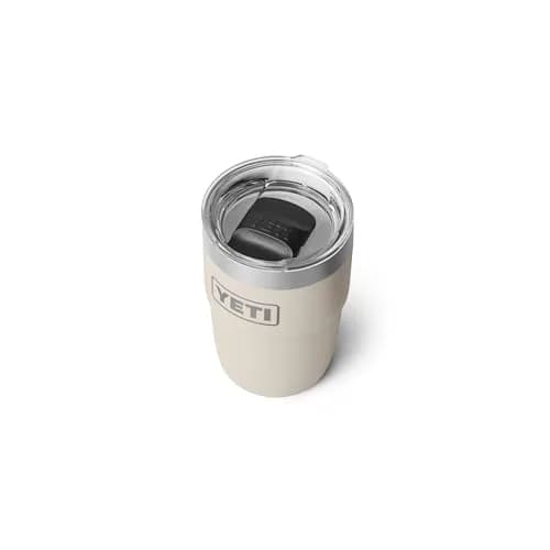 YETI Rambler 8 oz Insulated Coffee Mug with Lid, Cape Taupe | DuraSip Ceramic Lined Stackable Cup thumbnail 3