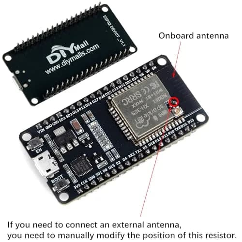 DIYmall ESP32-S3 Development Board 36Pins | Dual WiFi+BT BLE, Arduino Compatible, 2 Pack thumbnail 2