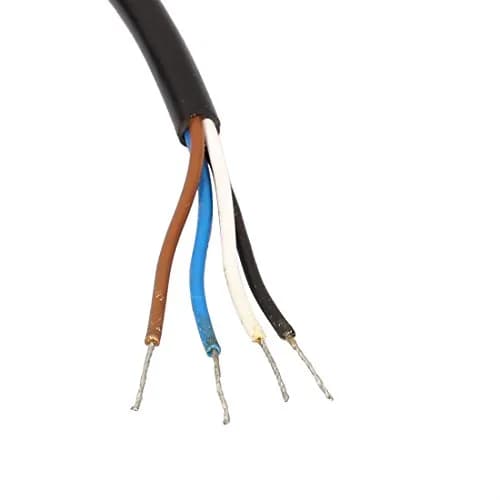 uxcell M12 Female Straight 4 Pin Connector Aviation Socket Electrical Cable 2m (Pack of 2) | 2 Meter Length thumbnail 2