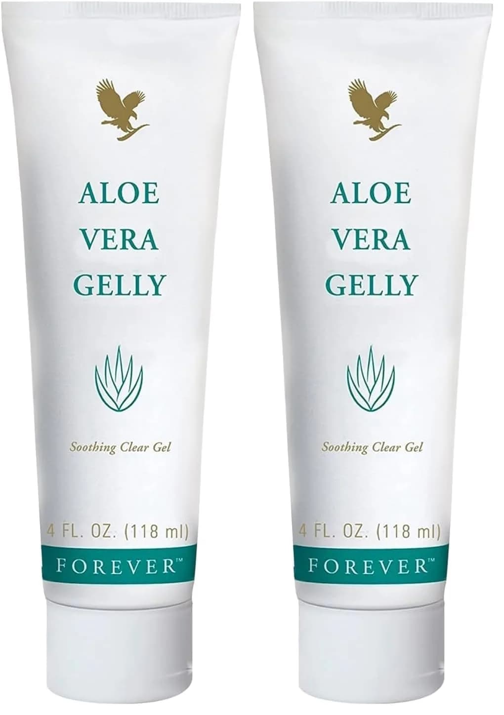 Forever Living Aloe Vera Gelly 118ml (4 fl oz) | Soothes & Moisturizes Dry, Irritated Skin — 4 Fl Oz
