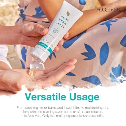Forever Living Aloe Vera Gelly 236ml (8 fl oz) | Pure Soothing & Moisturizing Gel for All Skin Types thumbnail 5