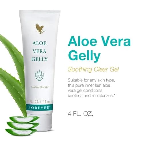 Forever Living Aloe Vera Gelly 236ml (8 fl oz) | Pure Soothing & Moisturizing Gel for All Skin Types thumbnail 2