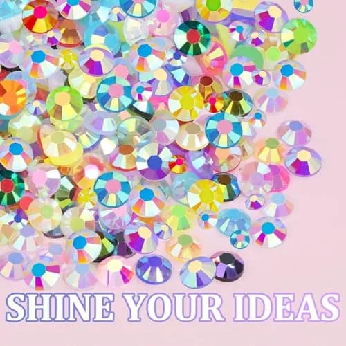 TINKRSTUFF Jelly Rhinestones for Bedazzling 38500Pcs 3mm & 5mm Multicolor Resin Gems | Sparkle & Shine DIY Crafts thumbnail 7