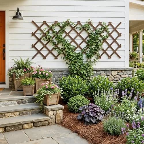 Tilinyan & one Expandable Garden Trellis 4 PCS | 114.9 cm (45.2") L x 27.9 cm (11") W thumbnail 3