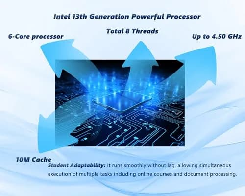 HP 15.6" Touchscreen Laptop for Students, Intel Core i3, 16GB RAM | 512GB SSD, Lightweight, Long Battery Life thumbnail 8