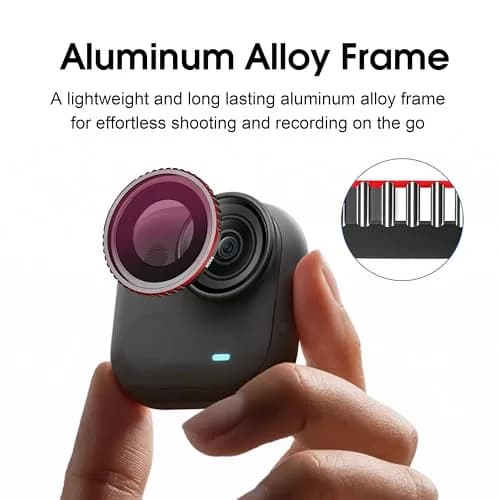 STARTRC VCR ND CPL Filters Set for Insta360 Go Ultra | Optical Glass, Multi Coating, 4 Pack thumbnail 6