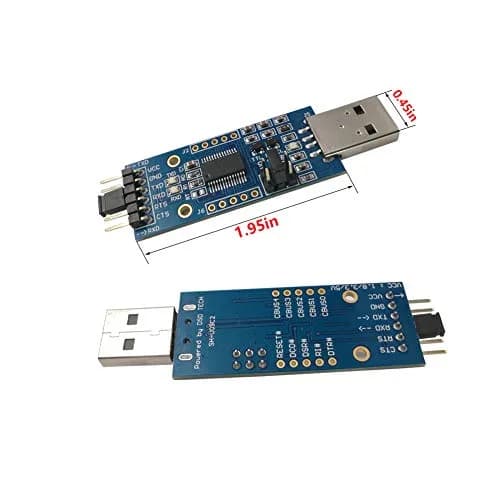 DSD TECH SH-U09C2 USB to TTL Adapter with FTDI FT232RL IC & Protective Case (Pack of 2) | Debugging & Programming Tool thumbnail 5
