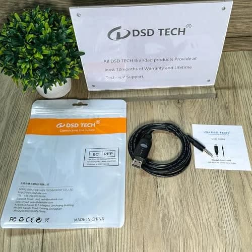 DSD TECH SH-U35B USB RS232 to 3.5mm Serial Cable 1.83m (6ft) Pack of 2 | FTDI FT232RL Chip for Stable Data Transmission thumbnail 8