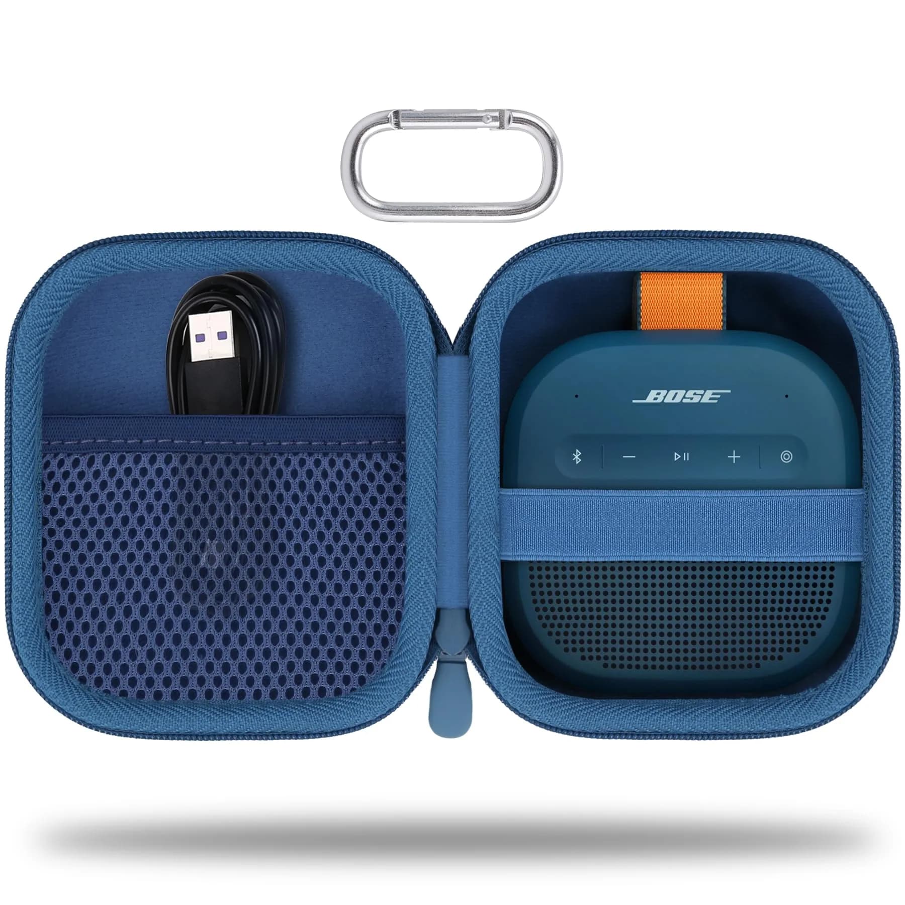 co2CREA Protective Case for Bose SoundLink Micro 2nd Gen | Durable, Lightweight & Portable in Twilight Blue