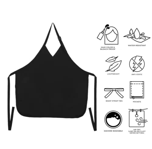 Cricket Water-Resistant Hair Stylist Apron | Bleach-Proof, Anti-Static, Adjustable Straps (Pack of 2) thumbnail 3