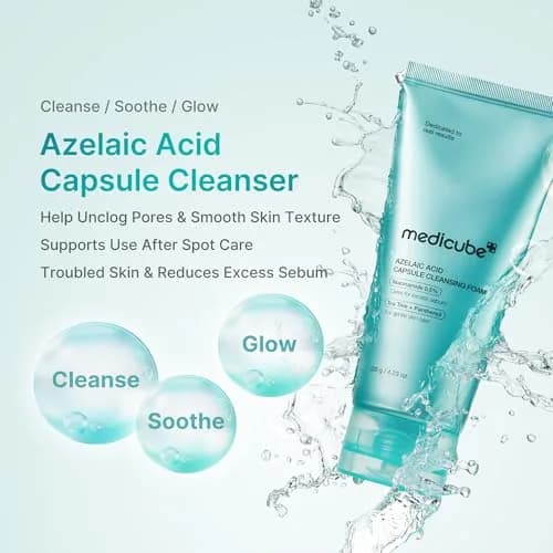 medicube Azelaic Acid Capsule Foam Cleanser 125ml (4.23 Fl Oz) | Soothing Daily Cleanser for Troubled Skin thumbnail 2