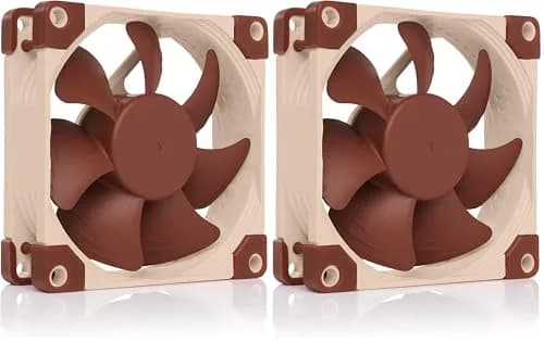 Noctua NF-A8 ULN Ultra Quiet Silent Fan 80mm Brown 2-Pack | 1400 RPM 3-Pin Air Cooler thumbnail 1
