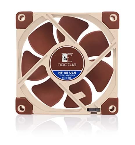 Noctua NF-A8 ULN Ultra Quiet Silent Fan 80mm Brown 2-Pack | 1400 RPM 3-Pin Air Cooler thumbnail 4