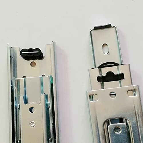 Btibpse 6-inch Full Extension Drawer Slides (15.24 cm) | 100 lb Capacity Side Mount Ball Bearing Rails (Pack of 2) thumbnail 5