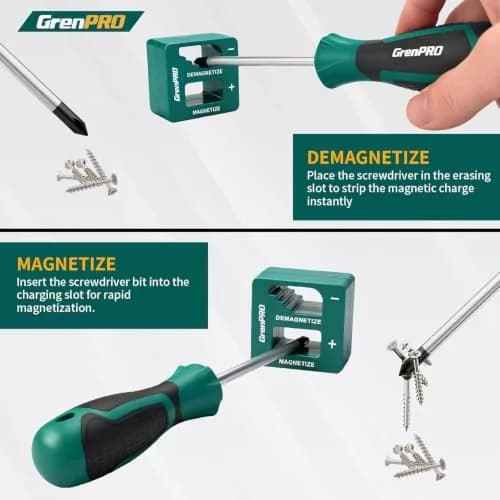 GRENPRO 90-Piece Screwdriver Set with 64 S2 Bits & Extension Bars | Precision Electronics Repair & Furniture Assembly thumbnail 3