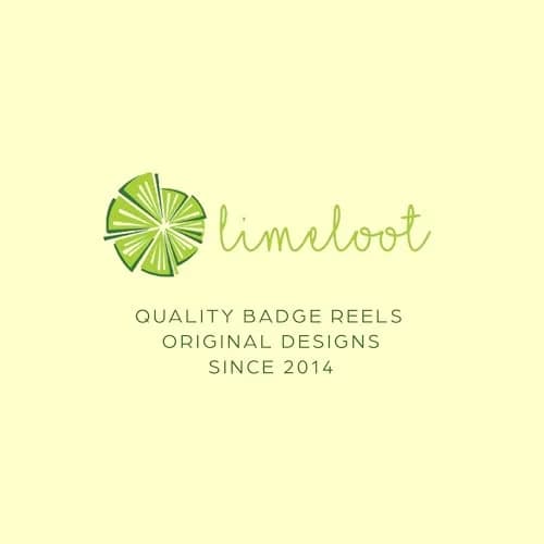 Limeloot Blonde Cringe Doll Nurse Badge Reel | Retractable ID Holder with 34" Cord & Swivel Clip thumbnail 5