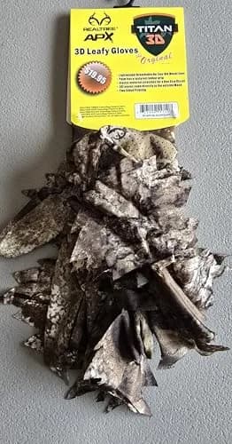 Titan 3D Leafy Gloves Realtime Camouflage | Lightweight, No-Snag, Dynamic Wind Sway (70-120 chars) thumbnail 1