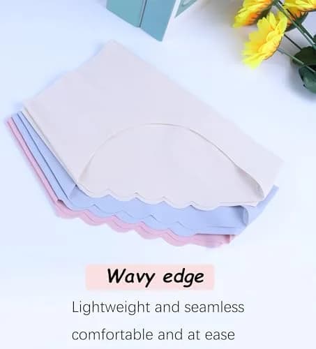 Boboking Teen Girls Seamless Underwear No Show Tagless Briefs 13-14 Years | Breathable, Invisible & Comfortable thumbnail 4