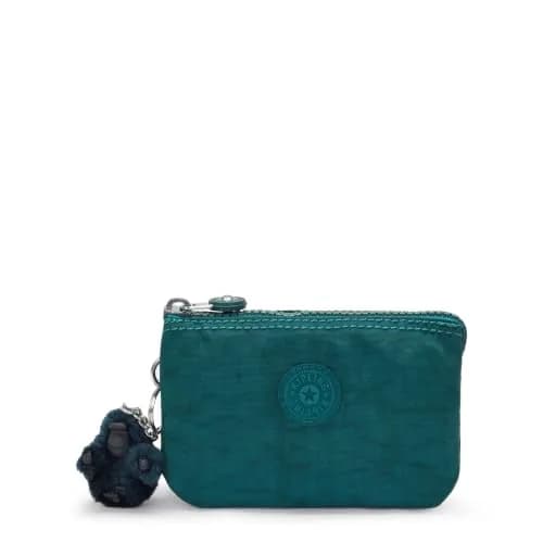 Kipling Creativity Small Pouch Tailored Green 15cm (5.75'') | Organizes Cards, Change & IDs thumbnail 1